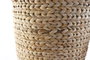 DKD Home Decor Set de 2 Cestas de Junco Marrón 34x34x42 cm