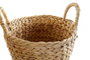 DKD Home Decor Set de 2 Cestas de Junco Marrón 34x34x42 cm