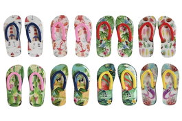 DKD Home Decor Imán Chancleta Resina 2.2 x 10 x 4.5 cm (16 Unidades)