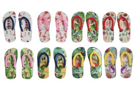 DKD Home Decor Imanes de Resina Diseño Chancleta Surtido de 8