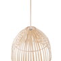 Jacarei Lámpara Colgante de Ratán Estilo Boho-Chic SKD-P80051
