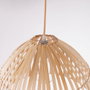 Jacarei Lámpara Colgante de Ratán Estilo Boho-Chic SKD-P80051