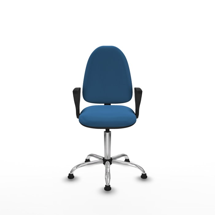 PIQUERAS Y CRESPO Silla de oficina Aýna Azul claro con Brazos Fijos