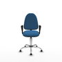 PIQUERAS Y CRESPO Silla de oficina Aýna Azul claro con Brazos Fijos