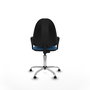 PIQUERAS Y CRESPO Silla de oficina Aýna Azul claro con Brazos Fijos