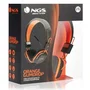 AURICULARES DIADEMA NGS ORANGE GUMDROP - ESTÉREO - MICRÓFONO INTEGRADO - 20HZ-20KHZ - 98DB - CONEXIÓN JACK 3.5 - CABLE 1.2M - NARANJA FLUOR