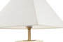 DKD Home Decor Lámpara de sobremesa Latón y Hueso Dorado