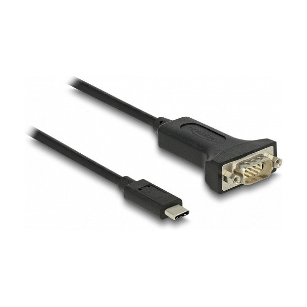 DeLOCK Adaptador USB Type-C a 1 x Serial RS-232 D-Sub 9 pin con tuercas 2 m DeLOCK Adaptador USB Type-C a 1 x Serial RS-232 D-Sub 9 pin con tuercas 2 m