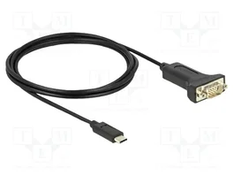 DeLOCK Adaptador USB Type-C™ a RS-232 D-Sub 9 pin, 2 m