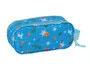 Safta Bolso Escolar Portatodo Estuche Frozen Disney, Doble Compartimento con Cremallera, Dimensiones 80x60x210 mm