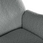 Versa Mecedora con reposabrazos gris, 86x92x67 cm