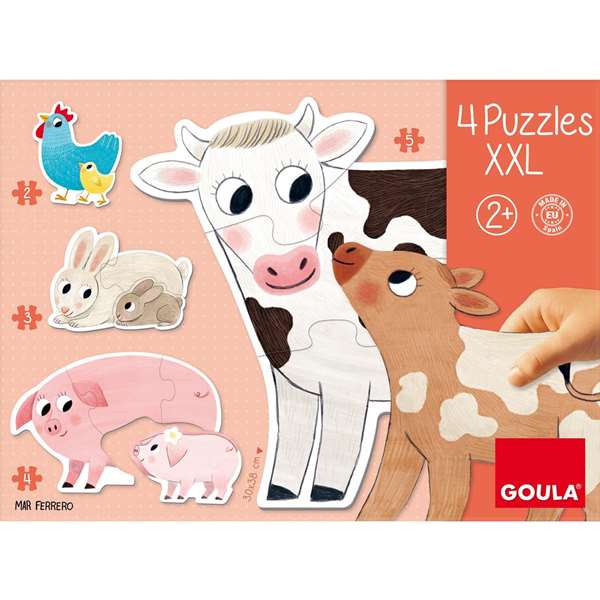 Diset Goula Puzzle XXL Mamás y Bebés Animales Diset Goula Puzzle XXL Mamás y Bebés Animales