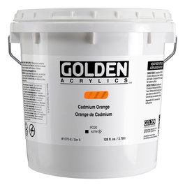 Golden Naranja Cadmio Heavy Body Colores Acrílicos 3.78l