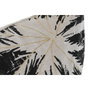 DKD Home Decor Cojín de Algodón Negro Impreso y Bordado 45x45 cm