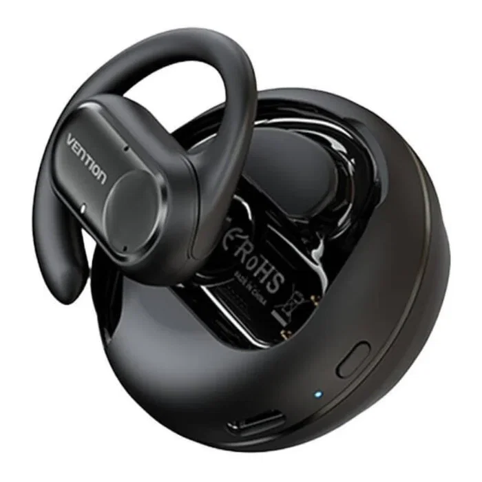 Vention OpenBeat O11 NBP - Auriculares Bluetooth de Diadema Abiertos, Color Negro, Bluetooth 5.3, USB-C