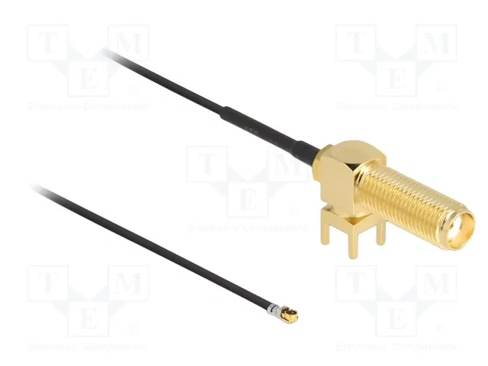 DeLOCK Cable de antena coaxial 12031 con conectores RP-SMA y I-PEX MHF4 de 15 cm DeLOCK Cable de antena coaxial 12031 con conectores RP-SMA y I-PEX MHF4 de 15 cm