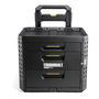 Toughbuilt Caja de Herramientas StackTech con 3 Cajones, Ruedas Todoterreno de 22 cm y Cierre Automático, 53 x 40.5 x 47.7 cm, Capacidad 113 kg, Incluye 27 Separadores