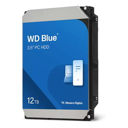 Western Digital WD120EAGZ Disco Duro Blue 12TB 7200 RPM 512 MB Caché 3.5" SATA III 6 Gb/s para PC