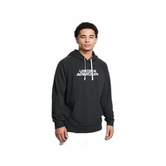 Sudadera con Capucha Hombre Under Armour Rival Flc Txtr Negro