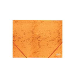 Carpeta De Gomas Y Solapas Forofis Carton A4 Naranja (Set de 10)