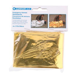 Comfort Aid Manta de Emergencia 210x160cm Dorado y Plata