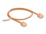 DeLOCK Cable de red RJ45 Cat.6 UTP Ultra Slim 0,5 m Naranja