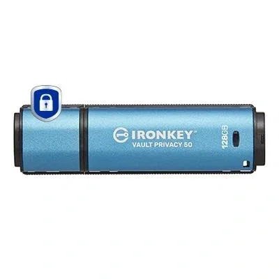 Kingston IronKey Vault Privacy 50 - IKVp50/128GB - Pendrive Seguro Cifrado Hardware 128 GB Kingston IronKey Vault Privacy 50 - IKVp50/128GB - Pendrive Seguro Cifrado Hardware 128 GB