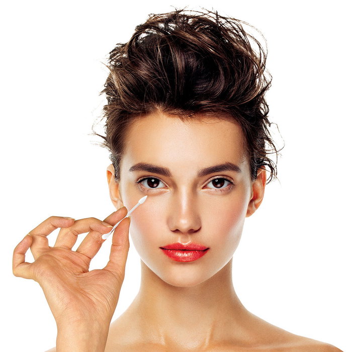 Cosmetic Club Juego De 2 Bastoncillos Maquillaje Silicona Lavable Reutilizables Para Retoques