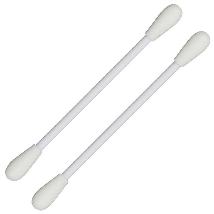 Cosmetic Club Juego De 2 Bastoncillos Maquillaje Silicona Lavable Reutilizables Para Retoques