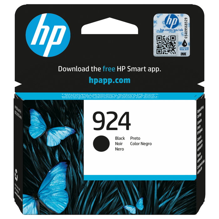 HP Cartucho de Tinta Original 924 Negro
