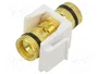 GOOBAY Acoplador de altavoces Keystone blanco