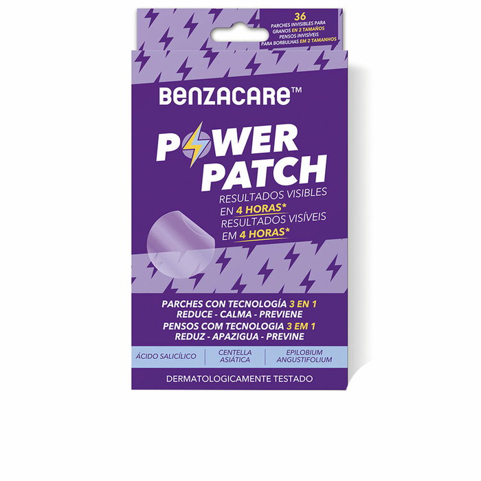 Benzacare Power Patch 36 unidades de parches para granos