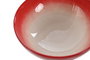 DKD Home Decor Bol Rojo Gres 19.3 x 7 x 19.3 cm Apto Microondas y Lavavajillas