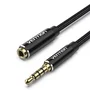 Vention Cable Estéreo BHCBJ Jack 3.5mm Macho a Jack 3.5mm Hembra 5m Negro