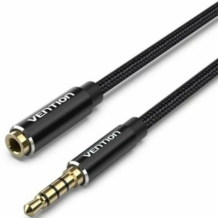 Vention Cable Estéreo BHCBJ Jack 3.5mm Macho a Jack 3.5mm Hembra 5m Negro Vention Cable Estéreo BHCBJ Jack 3.5mm Macho a Jack 3.5mm Hembra 5m Negro