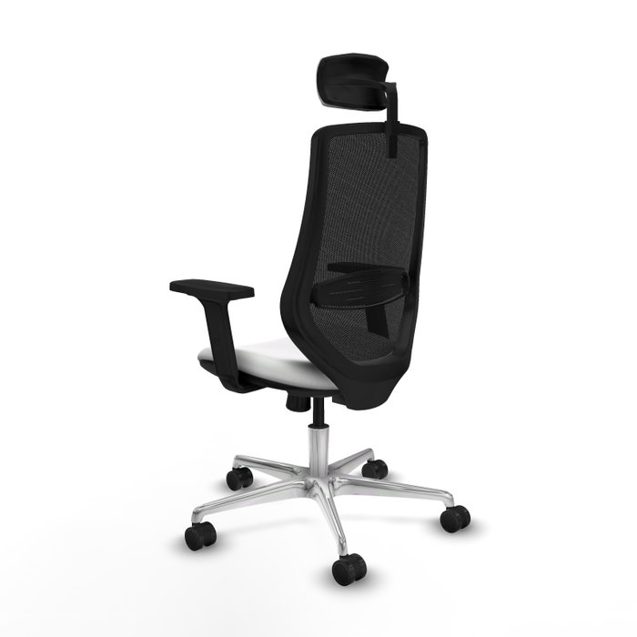 PIQUERAS Y CRESPO Silla de oficina Mardos con mecanismo Sincro, Blanco y Negro PIQUERAS Y CRESPO Silla de oficina Mardos con mecanismo Sincro, Blanco y Negro