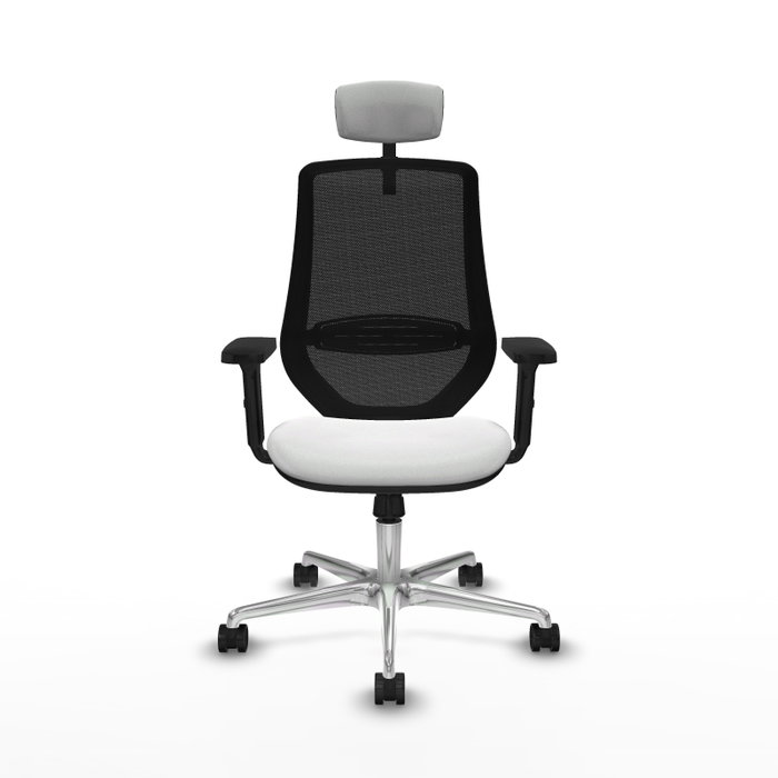 PIQUERAS Y CRESPO Silla de oficina Mardos con mecanismo Sincro, Blanco y Negro PIQUERAS Y CRESPO Silla de oficina Mardos con mecanismo Sincro, Blanco y Negro