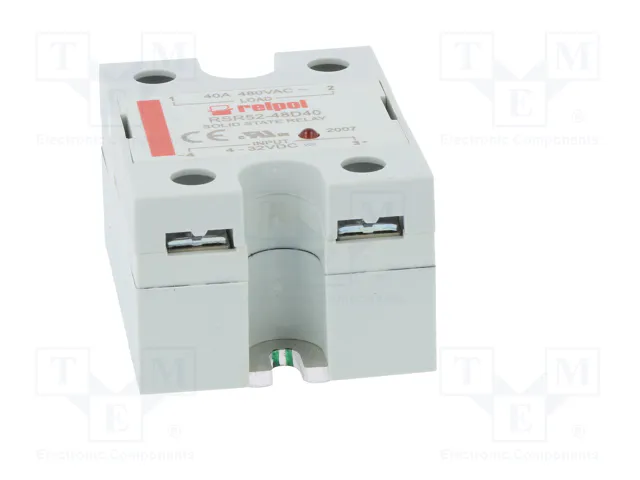RELPOL RSR52-48D40 Relé de semiconductor monofásico 40A 48-530VAC
