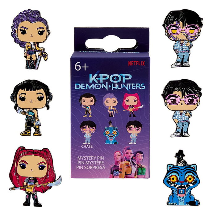Loungefly KPop Demon Hunters Chapas Esmaltadas Blind Expositor (12) inevitable Loungefly KPop Demon Hunters Chapas Esmaltadas Blind Expositor (12) inevitable