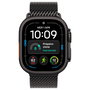 Apple Watch Ultra 4 49mm Black Titanium Case con Bucle Milanaise de Titanio Negro