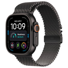 Apple Watch Ultra 4 49mm Titanio Negro con Pulsera Milanese Loop Talla M