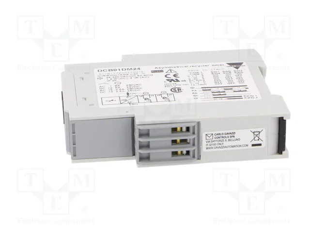 CARLO GAVAZZI Relé de tiempo DCB01DM24 24-240V AC/DC CARLO GAVAZZI Relé de tiempo DCB01DM24 24-240V AC/DC