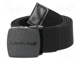 LAHTI PRO Cinturón de pantalones negro 1200mm x 37mm