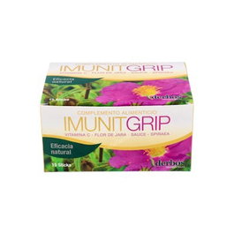 DERBOS Imunit Grip 15 Sticks Refuerzo Inmunitario con Vitamina C