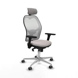 PIQUERAS Y CRESPO Silla de oficina Jorquera Blanco con mecanismo Sincro