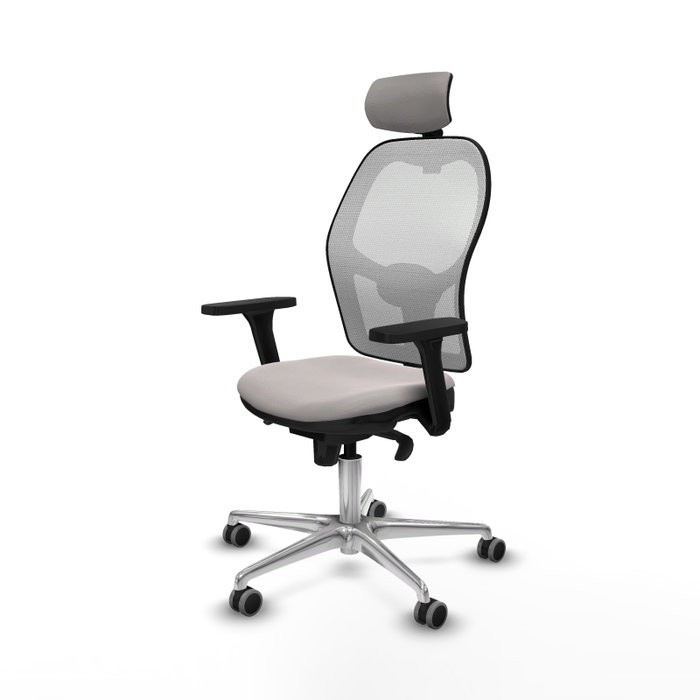 PIQUERAS Y CRESPO Silla de oficina Jorquera Blanco con mecanismo Sincro PIQUERAS Y CRESPO Silla de oficina Jorquera Blanco con mecanismo Sincro