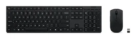 Lenovo 4X31R64357 Combo Teclado y Ratón Inalámbrico RF+Bluetooth para Oficina, Teclado Español QWERTY Completo con Tecla Copilot, Switch Tijera, Color Gris