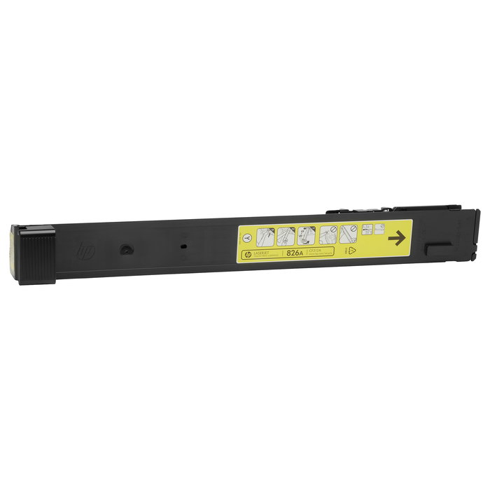 HP Tóner Original LaserJet 826A Amarillo, Rendimiento 31.500 Páginas, Cartucho 1 Unidad, Color Amarillo