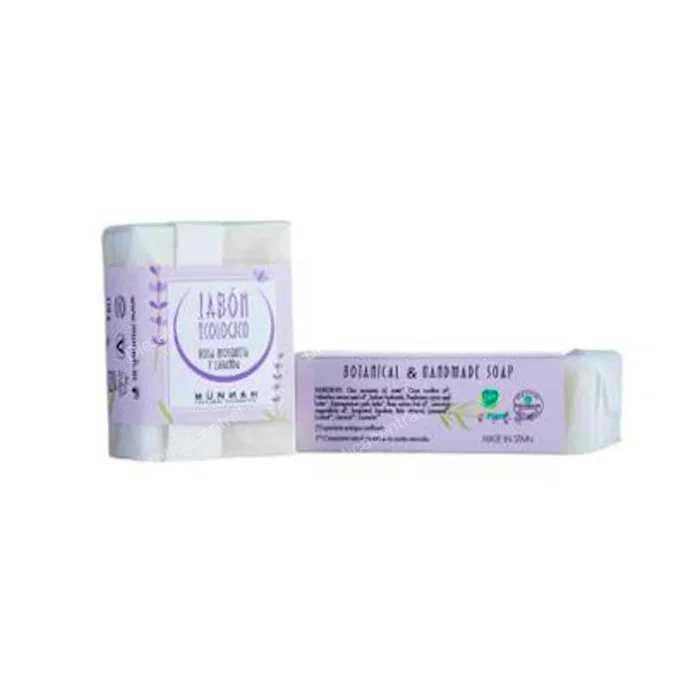 MUNNAH Jabón Ecológico Facial y Corporal de Rosa Mosqueta y Lavanda 110g MUNNAH Jabón Ecológico Facial y Corporal de Rosa Mosqueta y Lavanda 110g