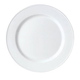 Steelite Plato Llano 33 cm Vajilla Simplicity Vitroporcelana (Set de 6)